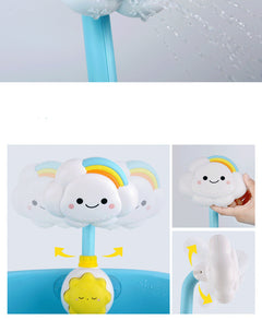 Baby Bath Toys, Children'S Water Bath Toys, Boys And Girls, Infants And Young Children, Manual Rainbow Cloud Spray Shower - Otaj Gifts