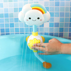 Baby Bath Toys, Children'S Water Bath Toys, Boys And Girls, Infants And Young Children, Manual Rainbow Cloud Spray Shower - Otaj Gifts