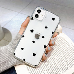 Compatible with Apple, Compatible with Apple , Transparent Painted IPhone11 Apple 12pro Air Cushion Anti-fall - Otaj Gifts