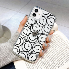 Compatible with Apple, Compatible with Apple , Transparent Painted IPhone11 Apple 12pro Air Cushion Anti-fall - Otaj Gifts