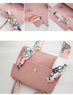 Lychee Pattern Silk Scarf Kelly Bag - Otaj Gifts