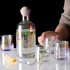 Simple Home Glass Colorful Whiskey Glass - Otaj Gifts