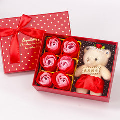 Rose Soap Flower Gift Box Creative Activity Small Gift - Otaj Gifts