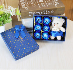 Rose Soap Flower Gift Box Creative Activity Small Gift - Otaj Gifts
