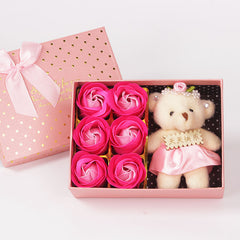 Rose Soap Flower Gift Box Creative Activity Small Gift - Otaj Gifts