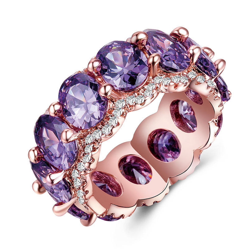 Zircon Ring Wedding Birthday Gift - Otaj Gifts