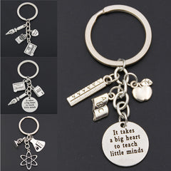 Teacher's Day Gift Thanksgiving Day Graduation Keychain - Otaj Gifts