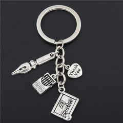 Teacher's Day Gift Thanksgiving Day Graduation Keychain - Otaj Gifts