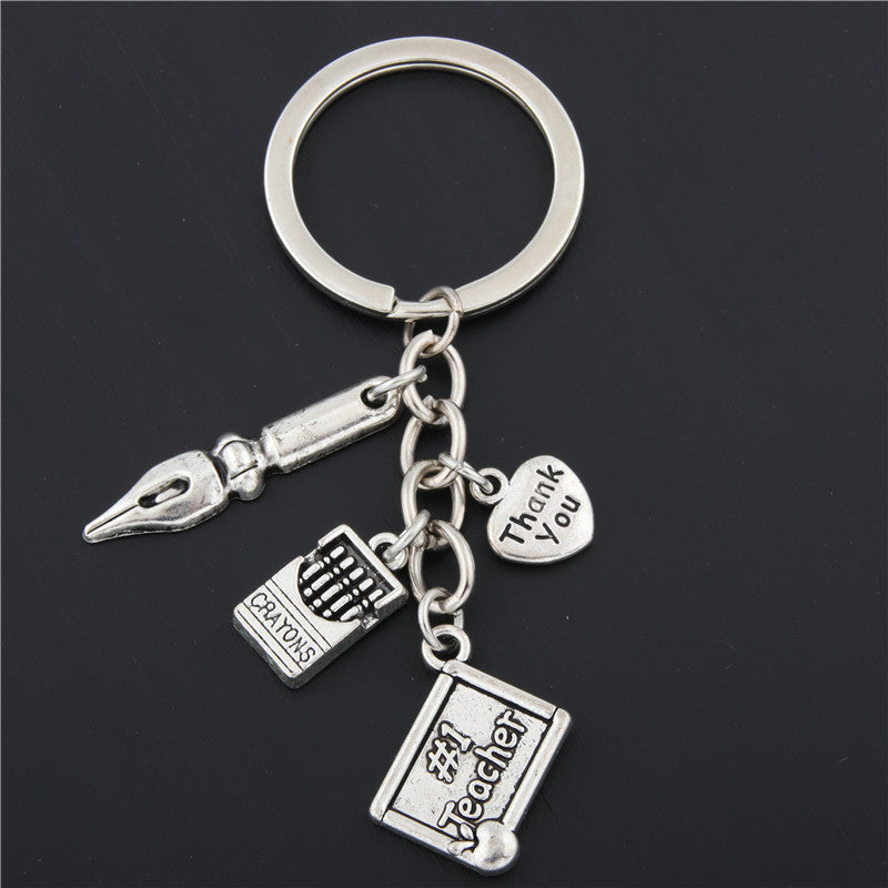 Teacher's Day Gift Thanksgiving Day Graduation Keychain - Otaj Gifts