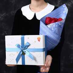 Prince Charming Gift Printed Gift Box Bow Gift Box - Otaj Gifts