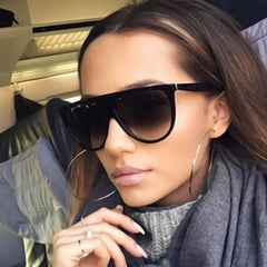 Retro Big Frame Sunglasses Glasses - Otaj Gifts