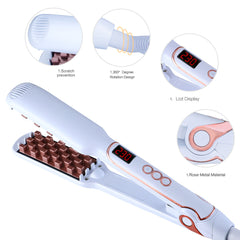 Hairdressing Tools Fluffy Hair Straightener Styling Hair Straightener - Otaj Gifts
