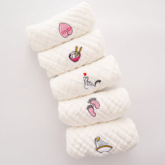 Children's Towel Embroidery Baby Saliva Towel - Otaj Gifts