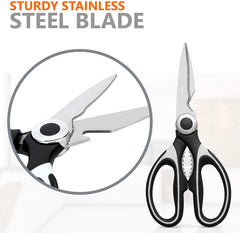 Kitchen Shears Scissors Heavy Duty Cooking Food Meat Chicken Utility - Otaj Gifts
