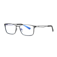 Fashion Glasses Frame Male Metal Anti-Blue Glasses Half Frame Glasses Frame - Otaj Gifts