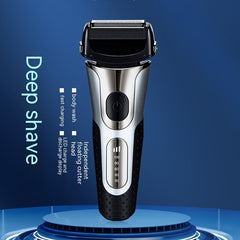 Reciprocating Three-bit Floating Shaver LED Display Rechargeable Men - Otaj Gifts