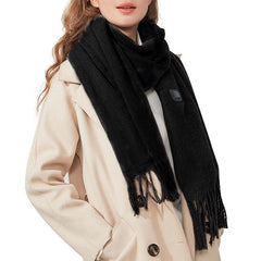 Smart Electric Heated Scarf Winter Neck Warmer Shawl USB Man Woman Designer HS - Otaj Gifts