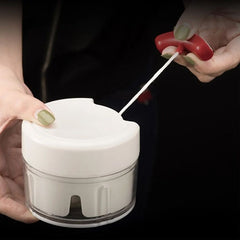 Mini Multiprocessor Manual Crusher 2 Laminas Inox Garlic - Otaj Gifts