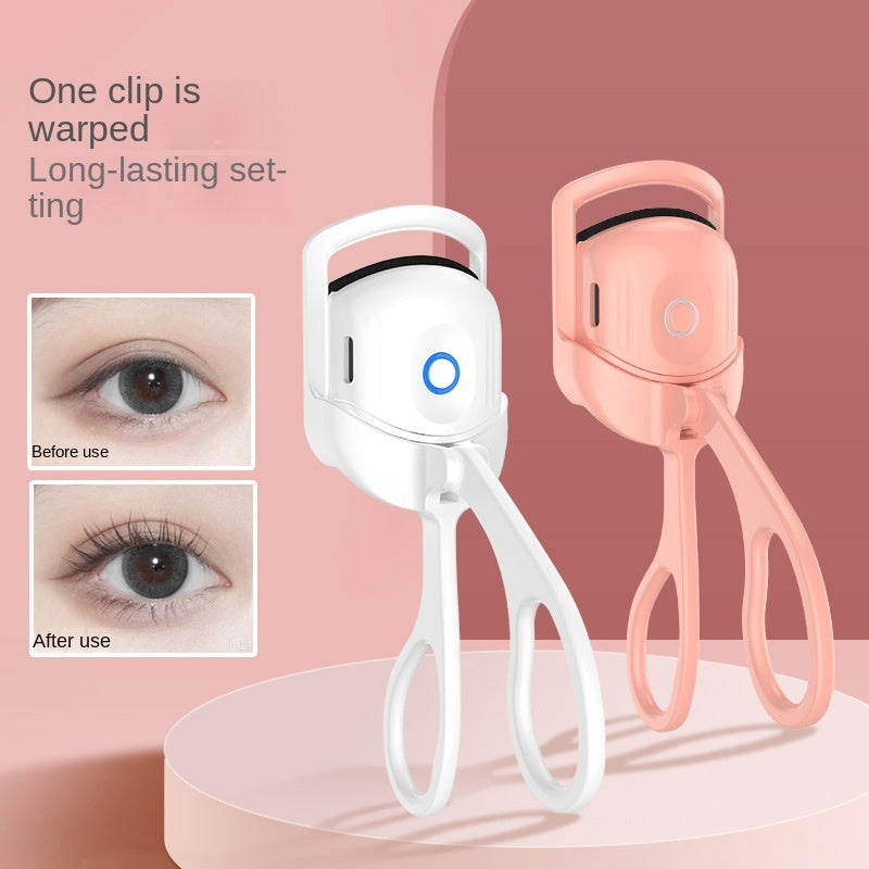 Eyelash Curler Portable Electric Heated Comb Eye Lash Long Lasting Eyelashes Curls Thermal Eyelash Curler Makeup Tools Heated Eyelash Curlers,Rechargeable Electric Eyelash Curler,Handheld Eyelash Heat - Otaj Gifts