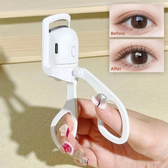Eyelash Curler Portable Electric Heated Comb Eye Lash Long Lasting Eyelashes Curls Thermal Eyelash Curler Makeup Tools Heated Eyelash Curlers,Rechargeable Electric Eyelash Curler,Handheld Eyelash Heat - Otaj Gifts