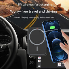 Plastic Car Wireless Charger 15W Fast Charge Applicable - Otaj Gifts