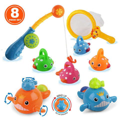 Children's Bath Bathroom Fishing Stacked Cup Toys - Otaj Gifts
