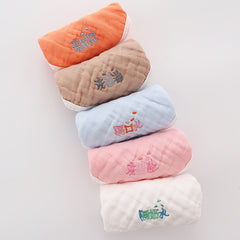 Children's Towel Embroidery Baby Saliva Towel - Otaj Gifts