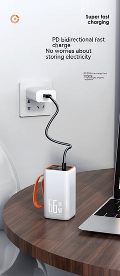 PD66W Fast Charge 20000 MA Large Capacity Mobile Power Supply - Otaj Gifts