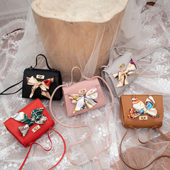 Butterfly Messenger Bag Small Square Bag - Otaj Gifts