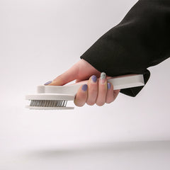 Cat Grooming Brush, Self Cleaning Slicker Brushes For Dogs Pet Hair Removal Comb Stainless Steel Needle Cat Brush Self Cleaning For Cats Dogs Hair Remover Scraper Pet Grooming Tool - Otaj Gifts