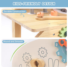 ROBOTIME Workbench Play Set Toddlers Kids Pretend Tool Bench Toy Workshop Toys - Otaj Gifts