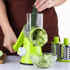 Vegetable Cutter Round Mandoline Slicer Potato Julienne Carrot Grater Cheese - Otaj Gifts