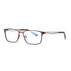 Fashion Glasses Frame Male Metal Anti-Blue Glasses Half Frame Glasses Frame - Otaj Gifts