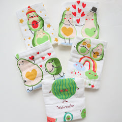 Children's Towel Embroidery Baby Saliva Towel - Otaj Gifts