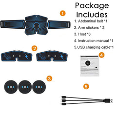 Abdominal muscle training with EMS fitness equipment - Otaj Gifts