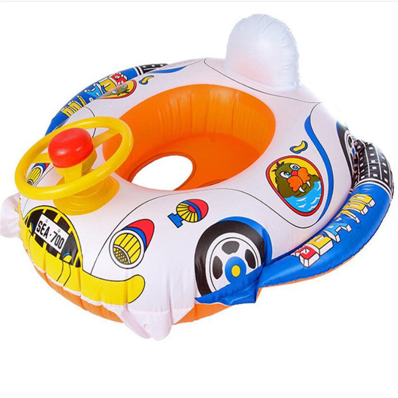 Brand New and High Quality Baby Kids Toddler Swimming Pool Swim Seat Float Boat Ring FUN Cartoon Designs - Otaj Gifts