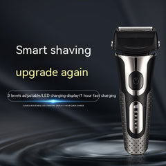 Reciprocating Three-bit Floating Shaver LED Display Rechargeable Men - Otaj Gifts