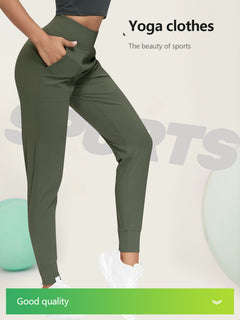 High Waist Yoga Pants With Pockets Leggings For Women Tummy Control Workout Leggings For Running Fitness Yoga - Otaj Gifts