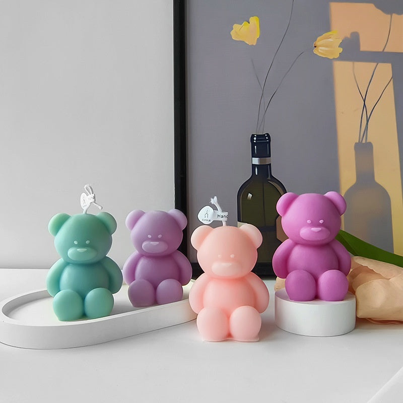 Bear Aromatherapy Candle Birthday Gift Cute Ornaments - Otaj Gifts