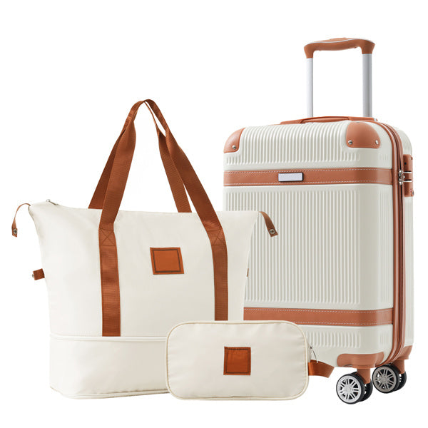 Hard Shell Luggage Set, 3-piece Set, 20 Inches - Otaj Gifts