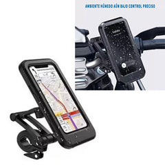 Motorcycle Phone Holder Waterproof Sensitive TPU Touch Screen 360° Rotation Bike Navigation Mount - Otaj Gifts