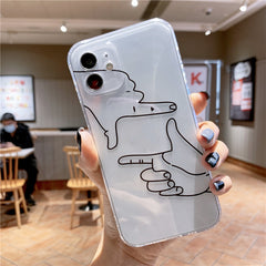 Mobile Phone Case All-inclusive Transparent Personality Creative Models - Otaj Gifts
