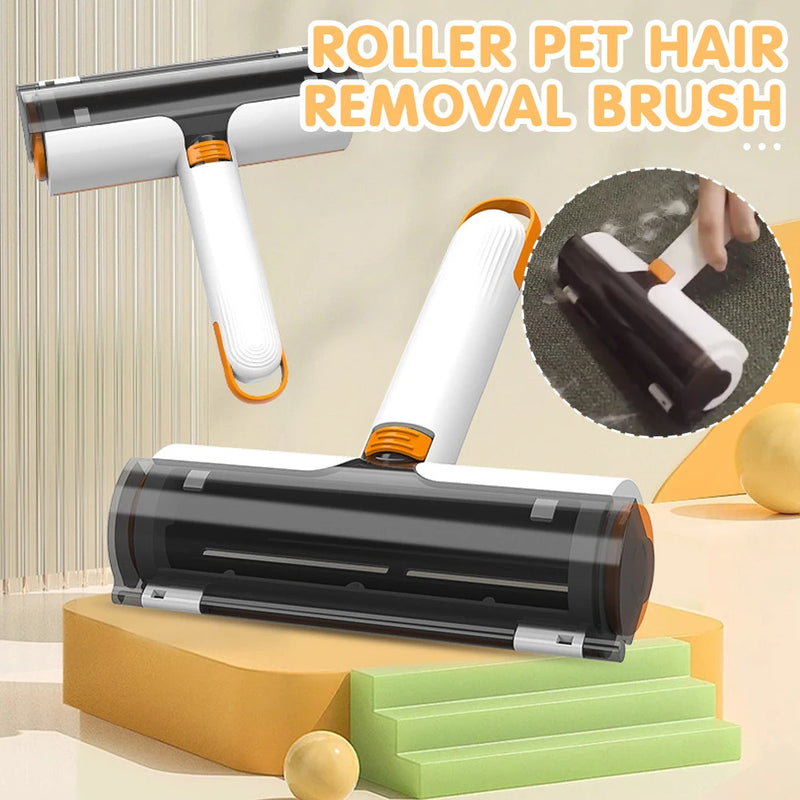 2 In 1 Pet Hair Removal Roller Multifunctional Portable Washable Hair Removal Brush Pet Supplies - Otaj Gifts