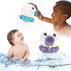 Octopus Fountain Bath Toy Water Jet Rotating Shower Bathroom Toy Summer Water Toys Sprinkler Beach Toys Kids Water Toys - Otaj Gifts