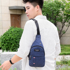 Men's Chest Bag Sports Messenger Crossbody Bag - Otaj Gifts