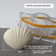 Shell Candle Mould Homemade Aromatherapy Candle - Otaj Gifts