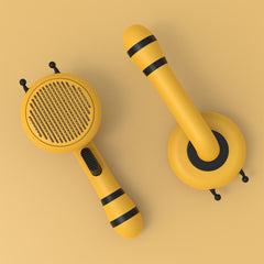 Little Bee Pet Needle Comb Cat Comb One Button Washing Artifact Pet Comb Hair Removal Pet Washing Brush Little Bee Pet Hair Removal Brush Comb - Gentle And Effective Grooming Tool For Dogs And Cats - Otaj Gifts