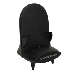 Wireless Charger Desktop Stereo Loudspeaker Wireless Phone Charging Stand Vertical Magnetic Suction Fast Charging Phone Bracket Black - Otaj Gifts