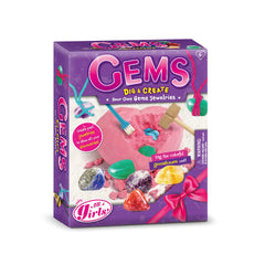 Gemstone Dig Kit Toys For Kids Dig Up 6 Gems& Rocks Science STEM Activities  Educational Gifts For Boys Girls Age Above 6 Gemstones Necklace DIY Gifts - Otaj Gifts