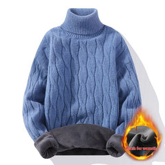 High Neck Velvet Thickening Thermal Sweater - Otaj Gifts